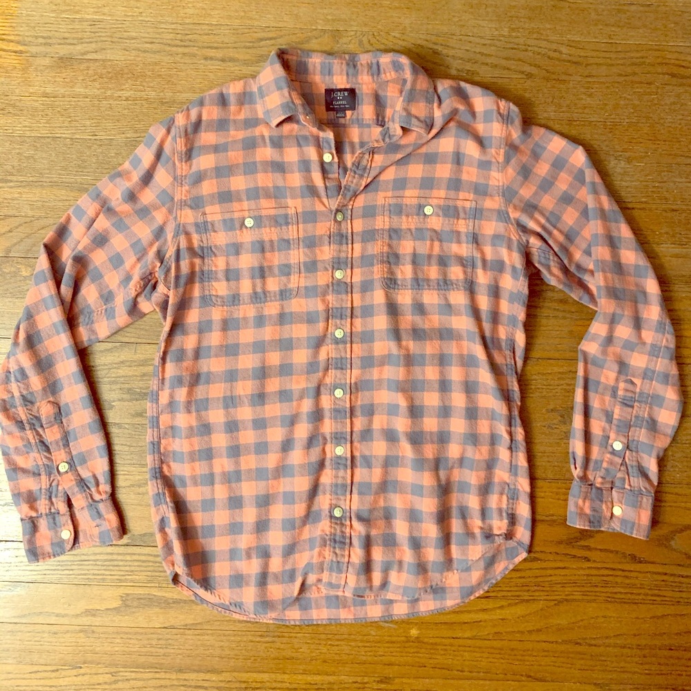 J Crew Flannel Shirt • Size Large Tall • Like New